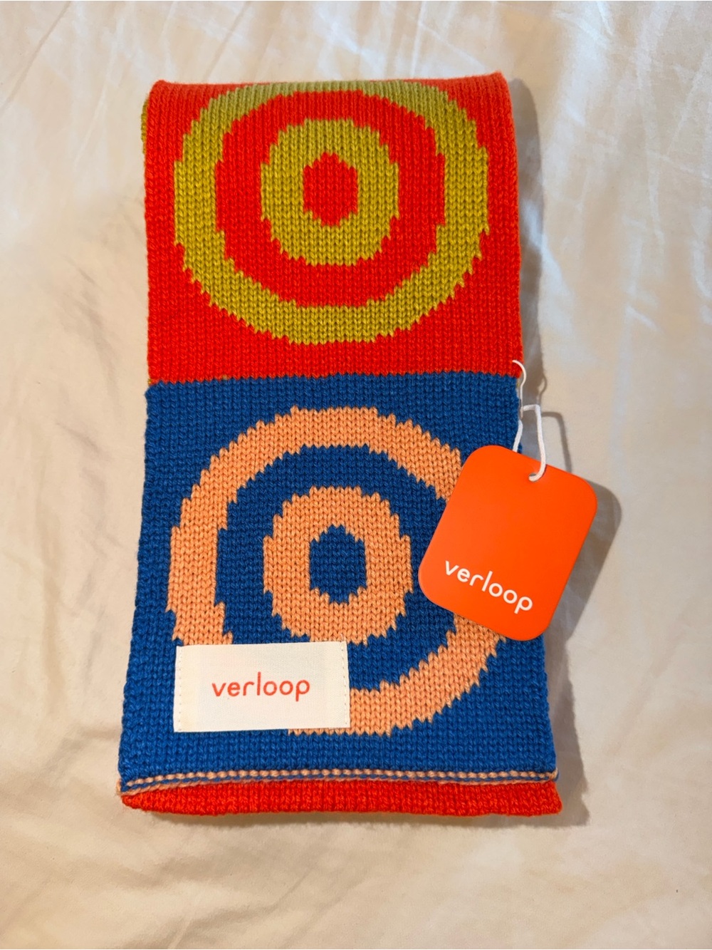 Verloop Skinny Rotate Circles Scarf